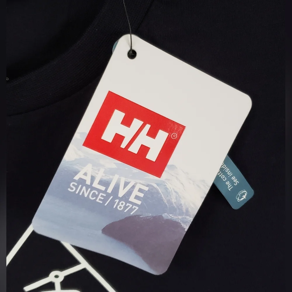 NWT Helly Hansen HH City Tee Women's Navy Blue T Shirt Size Medium